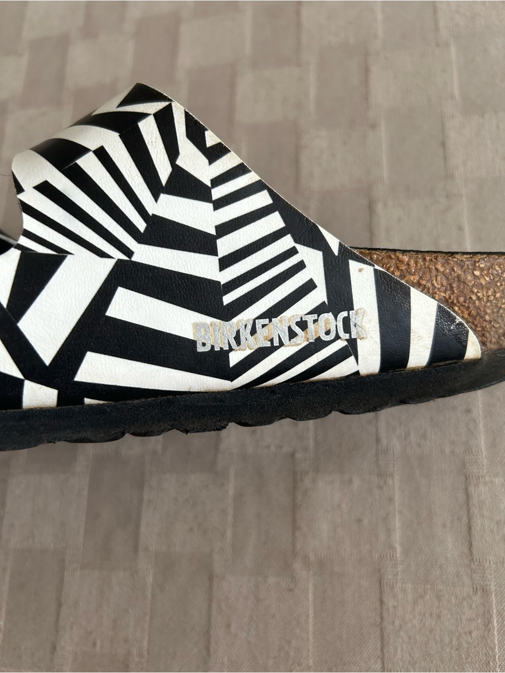 Birkenstock Anthropologie Striped Dazzle Camo Sandals - Picture 8 of 16